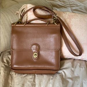 VINTAGE COACH MESSENGER BAG